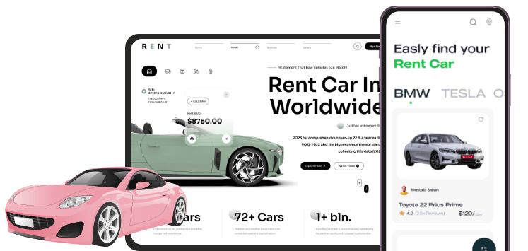 Car Rental Website Design