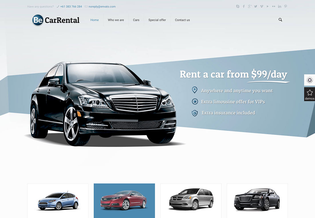 Car Rental Website Design Agency