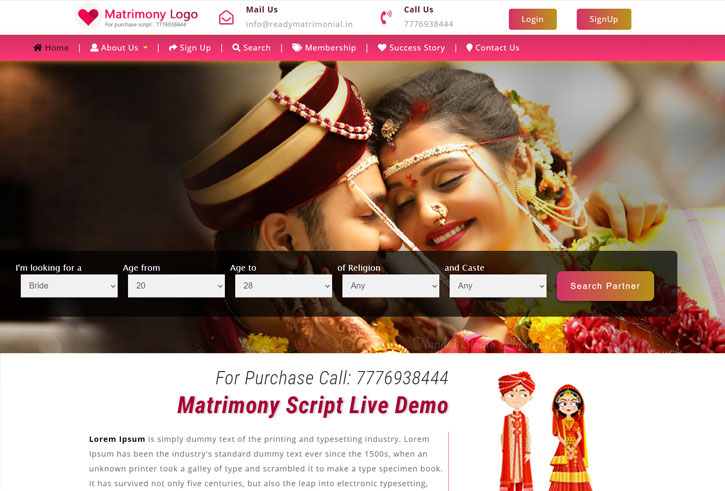 Matrimony Website-Development Agency