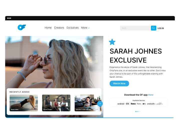 Onlyfans Website Development