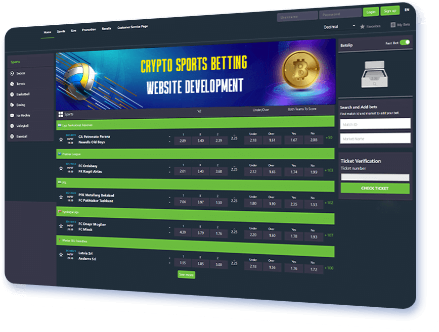 Sports Betting Website Development